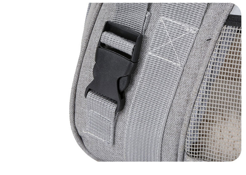 Cat travel bag FLYPET airline-approved 40x30x24 cm Transavia, carrier under airplane seat, pet carrier in-cabin for international flight, top opening and loading