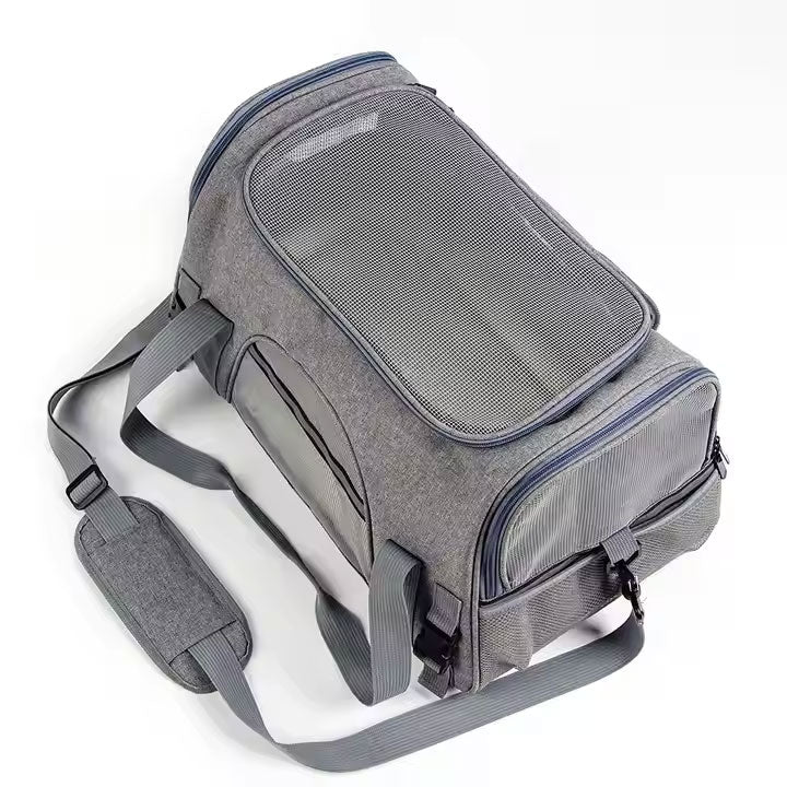 Dog carrier bag airline approved size 40x30x24 cm, best of pet travel carriers in-cabin, Transavia