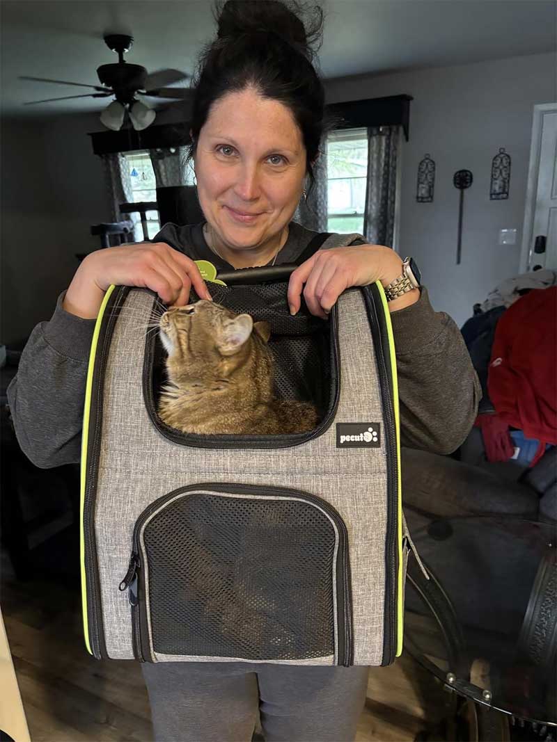 Catella Expandable cat carrier backpack 34 x 28 x 44 cm up to 8 kg