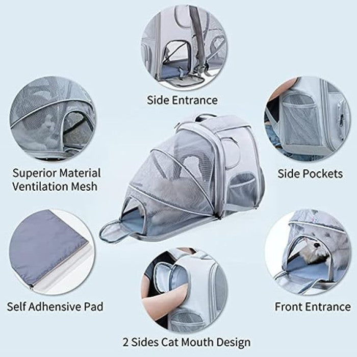 Classic cat backpack - expandable version