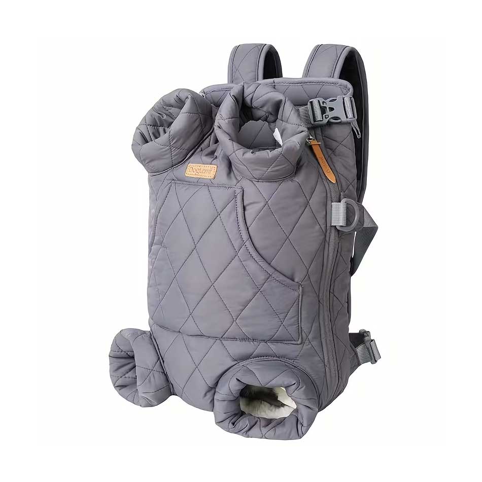 Dog carrier backpack front facing up to 8 kg and chest 55-65 cm