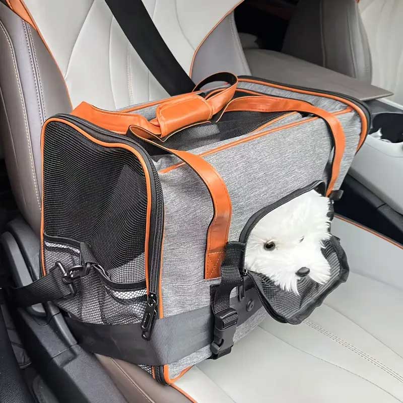 46 x 28 x 24 cm pet carrier KLM, travel bag in-cabin for dogs and cats