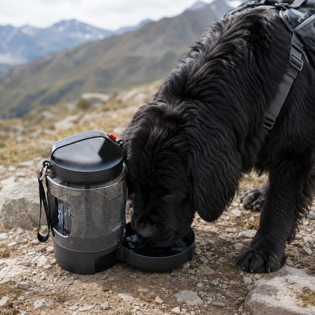 Calypso Outdoor Water Bottle 2.2L — Portable Drinking Bottle for Large Dog