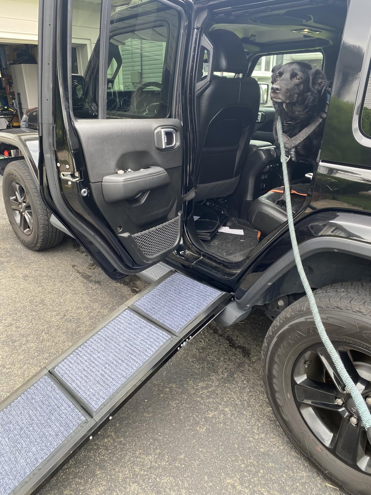 Dog Ramp for Car 160x43cm – Foldable Aluminum Dog Ramp – Best Dog Ramp for High Cars