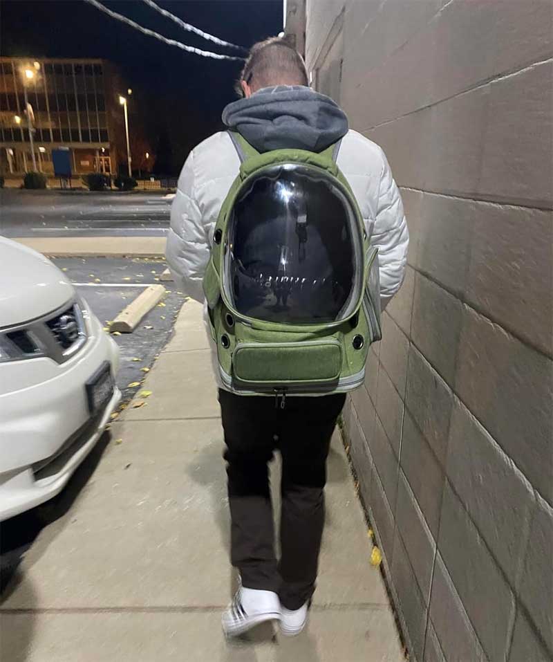 Whiskora Cat backpack with bubble window up to 6kg