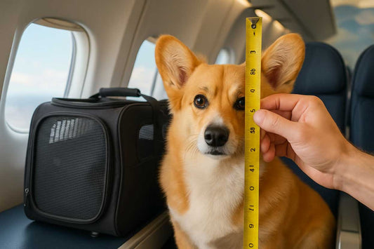 Hoe je hond of kat opmeten voor een door de luchtvaartmaatschappij goedgekeurde cabine reistas voor huisdieren