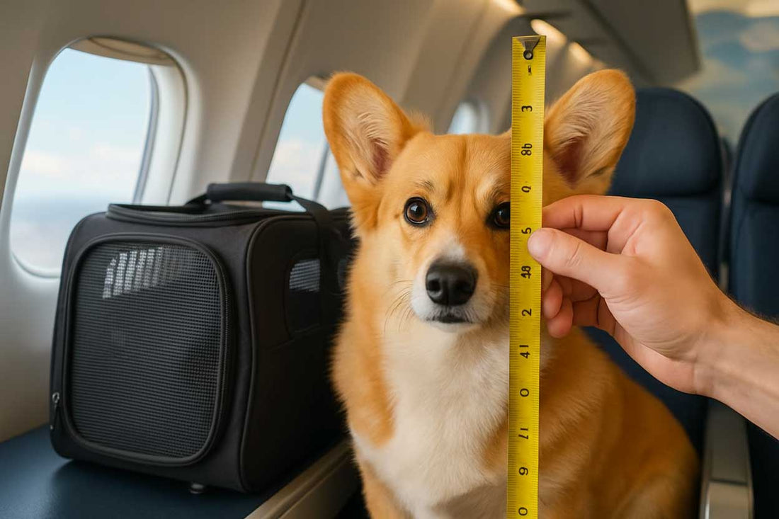 Hoe je hond of kat opmeten voor een door de luchtvaartmaatschappij goedgekeurde cabine reistas voor huisdieren