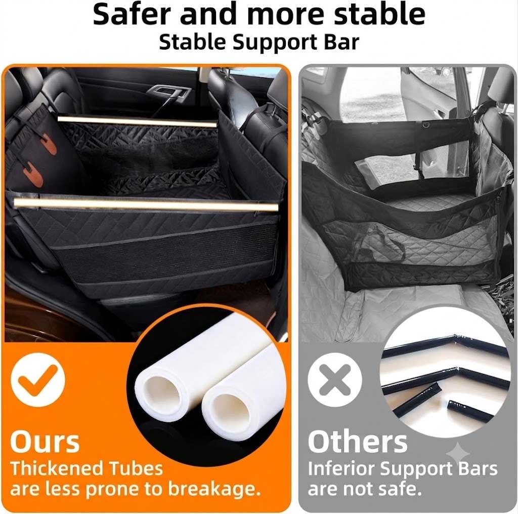 Honden autostoel half hangmat