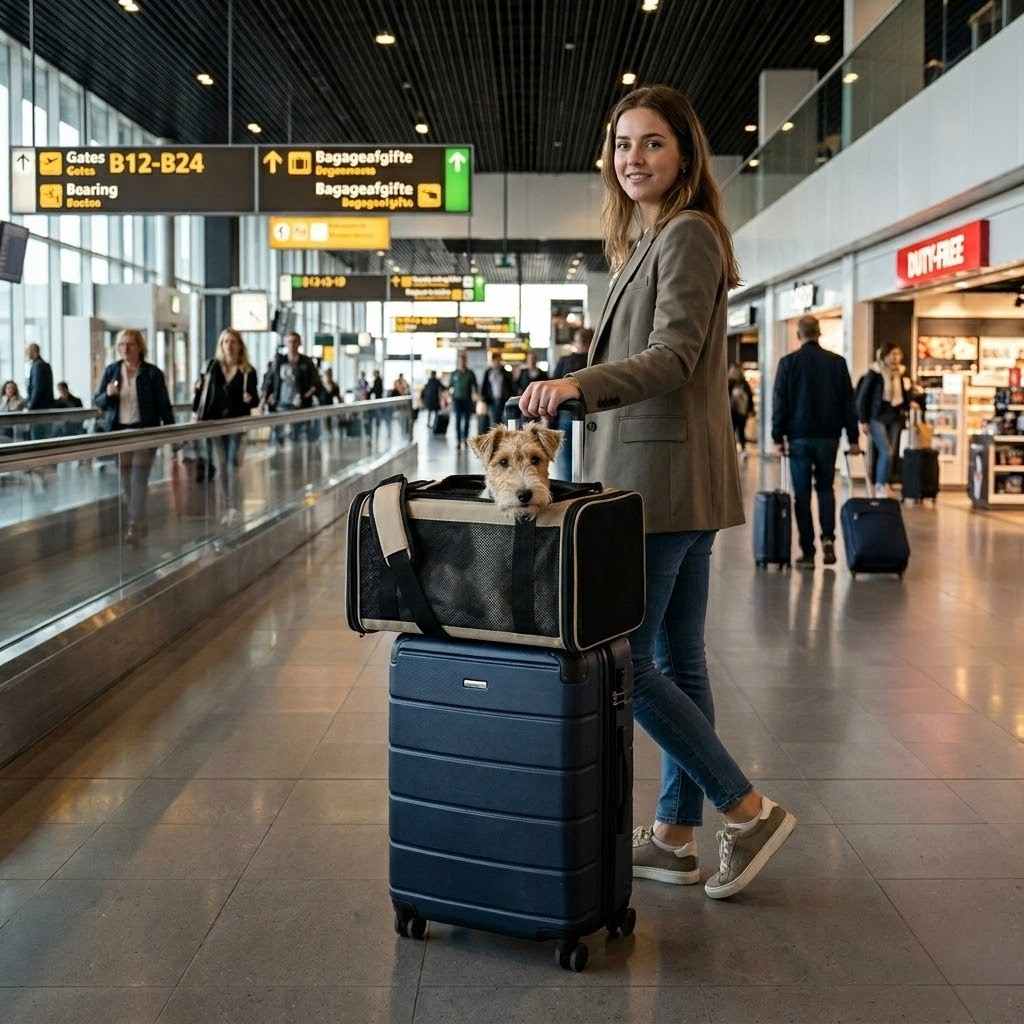 Helios KLM draagtas voor huisdieren 46x28x24cm, uitbreidbaar