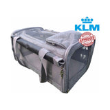 Airloo KLM pet cabin bag, dimensions 46 x 28 x 24 cm, ailrline approved travel carrier with size for small dog or cat