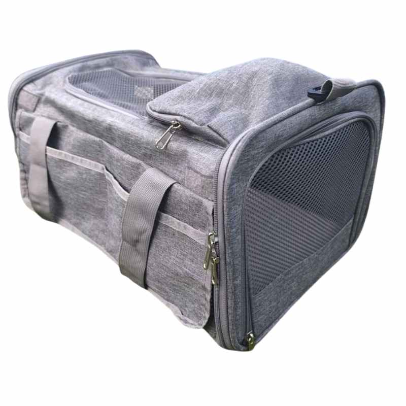 KLM Airloo pet cabin bag, dimensions 46 x 28 x 24 cm, ailrline approved travel carrier with size for small dog or cat