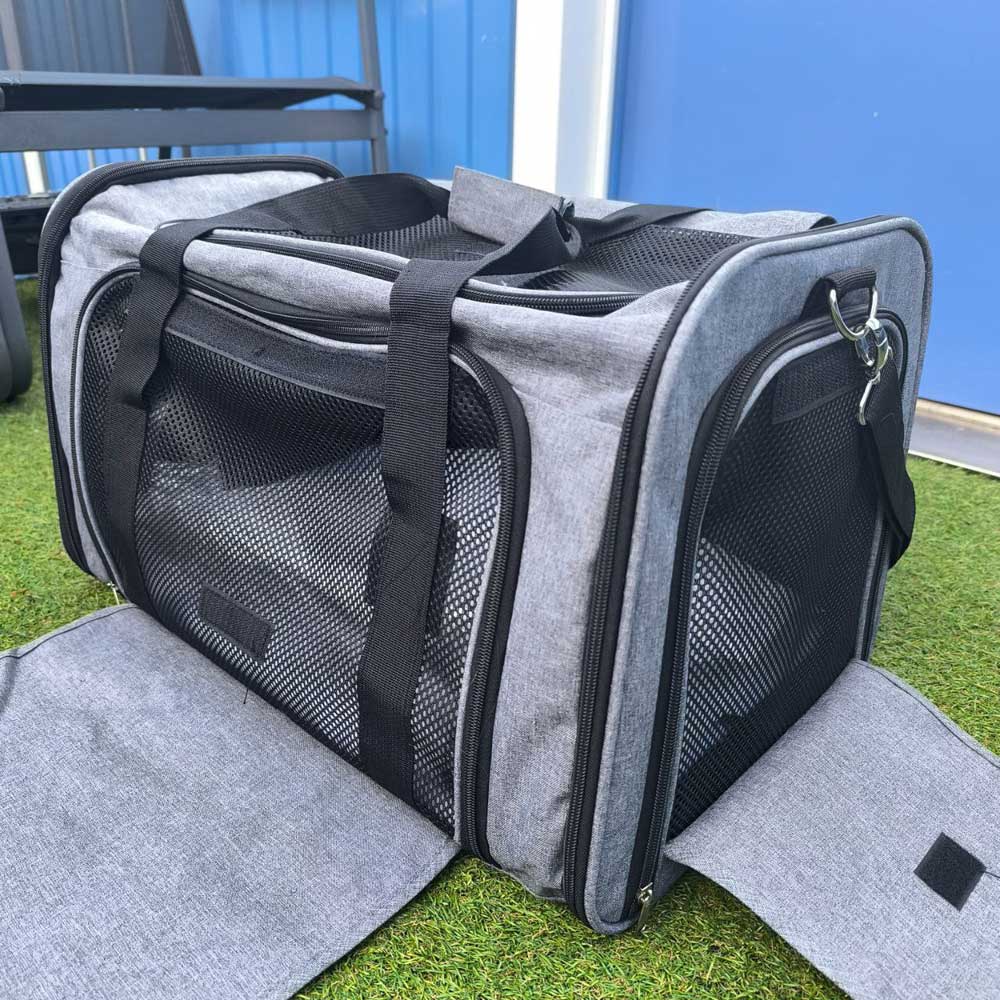 Pegasus Pet Carrier 50×32×32 cm – In Cabin Travel Bag for Pets – Suitable for Dog & Cat under seat – Pegasus Airlines Flights