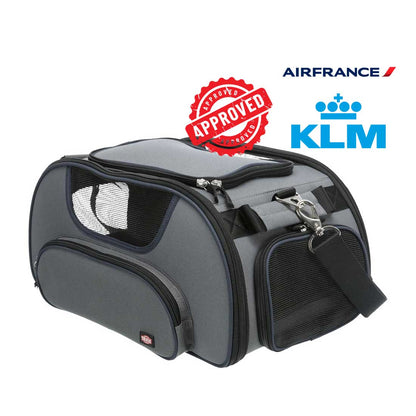 Reistas hond vliegtuig KLM en Air France, afmetingen 46x28x24cm