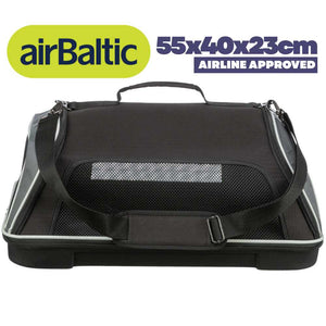 AirBaltic reismand voor huisdieren 55x40x23cm voor reizen met een hond of kat in de cabine