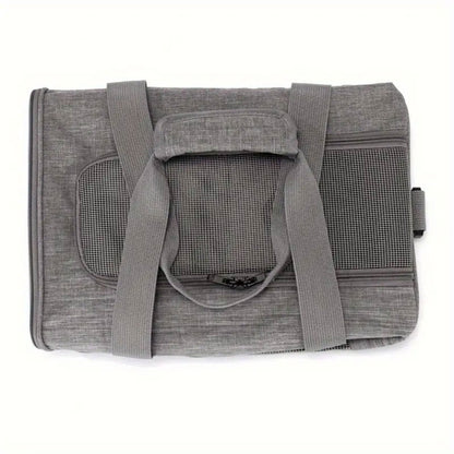 Travel bag 38x26x24 cm for small dogs and cats up to 5 kg, under the seat in the aircraft cabin, approved by the airlines