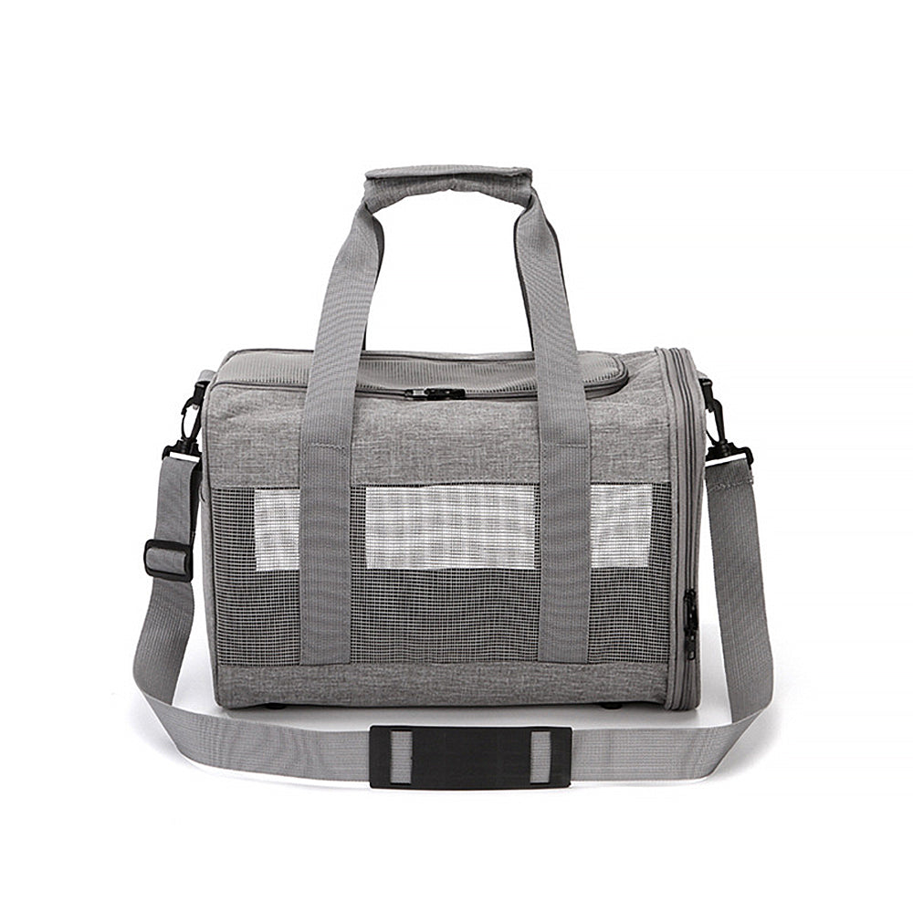 Travel bag 38x26x24 cm for small dogs and cats up to 5 kg, under the seat in the aircraft cabin, approved by the airlines