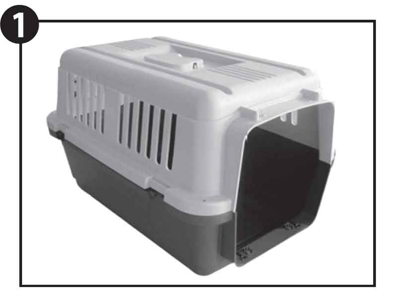Step 1 - Dog Transport Container Assembly Guide