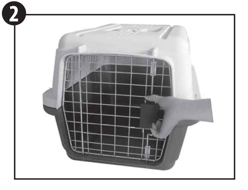 Step 2 - Dog Transport Container Assembly Guide