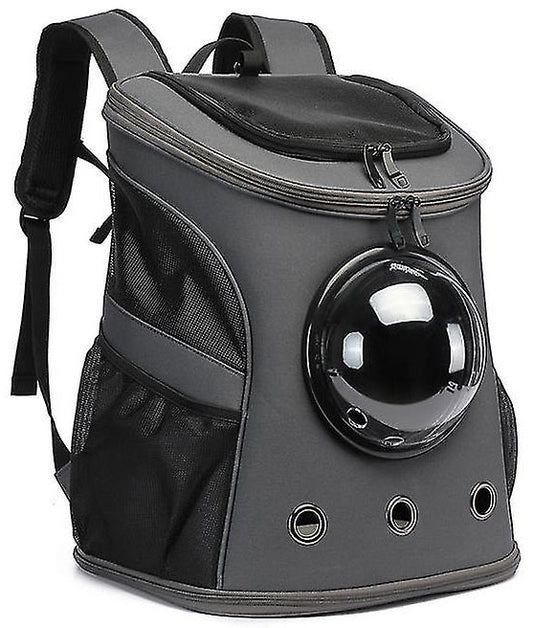 Ruimtekattenrugzak  Katten reismand groot - XXL Katten rugzak groot - capsulevorm met patrijspoortvenster Cosmocat voor grote katten zoals Maine Coon