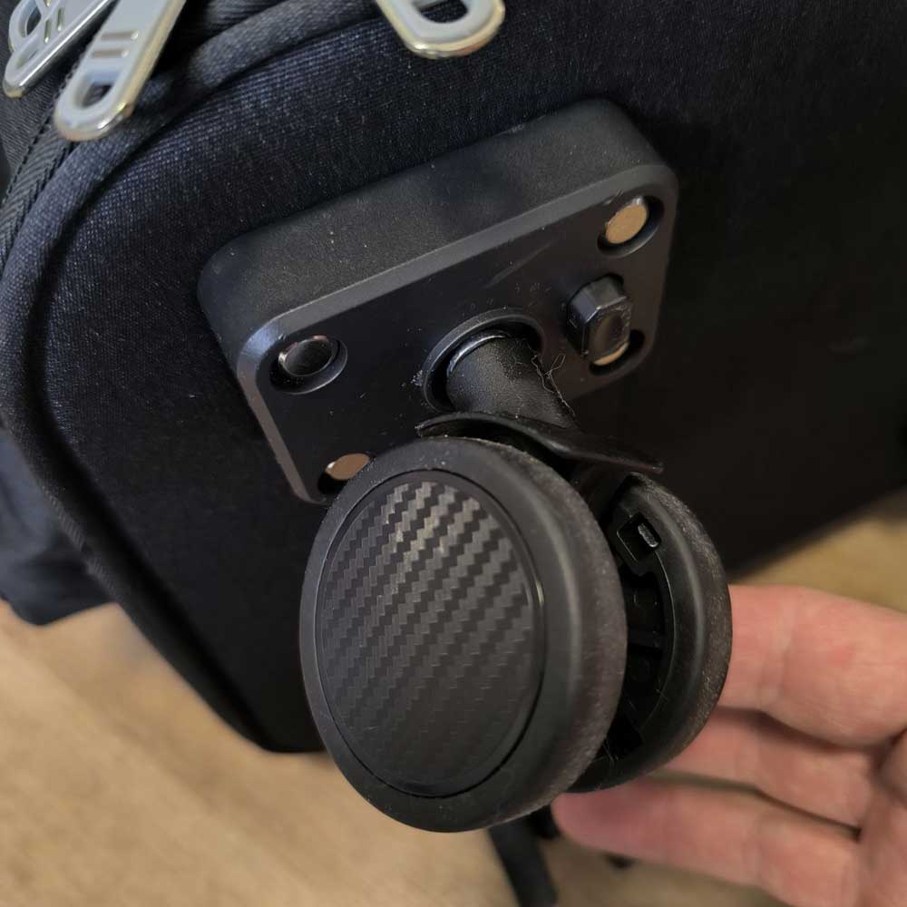 Katten trolley 2 katten 37x28x55cm - Reismand voor 2 katten met wielen tot 12 kg