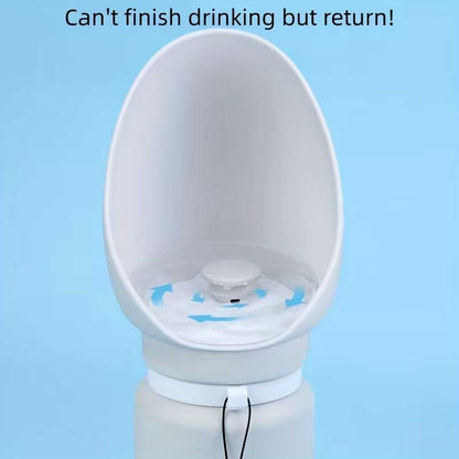 SIPSTER Opvouwbare drinkfles voor honden, ideaal voor onderweg, groot, lekvrij, 550 ml