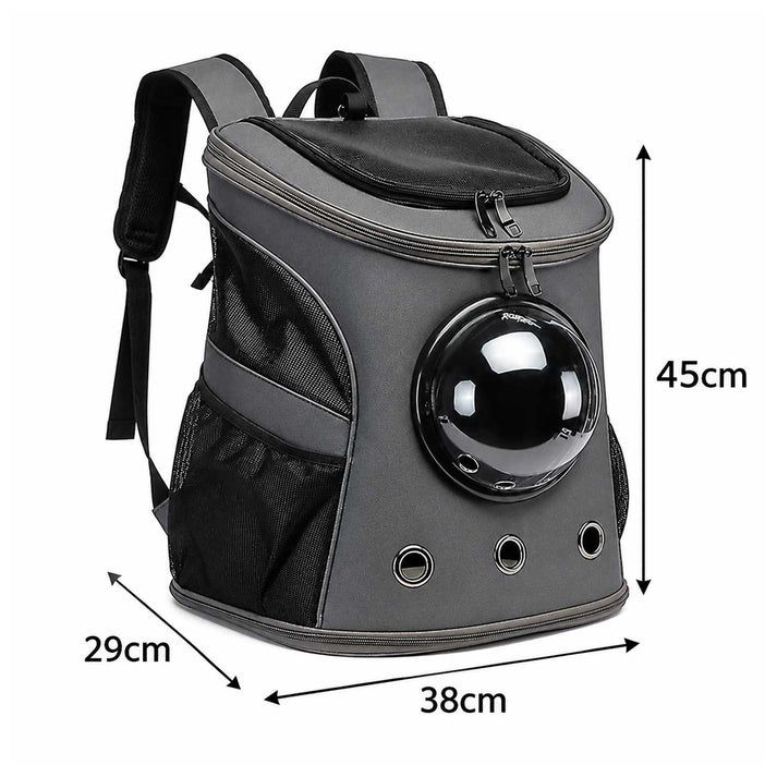 Afmetingen Cosmocat XXL kattenrugzak Afmetingen van de Cosmocat XXL kattenrugzak 45 x 38 x 29 cm