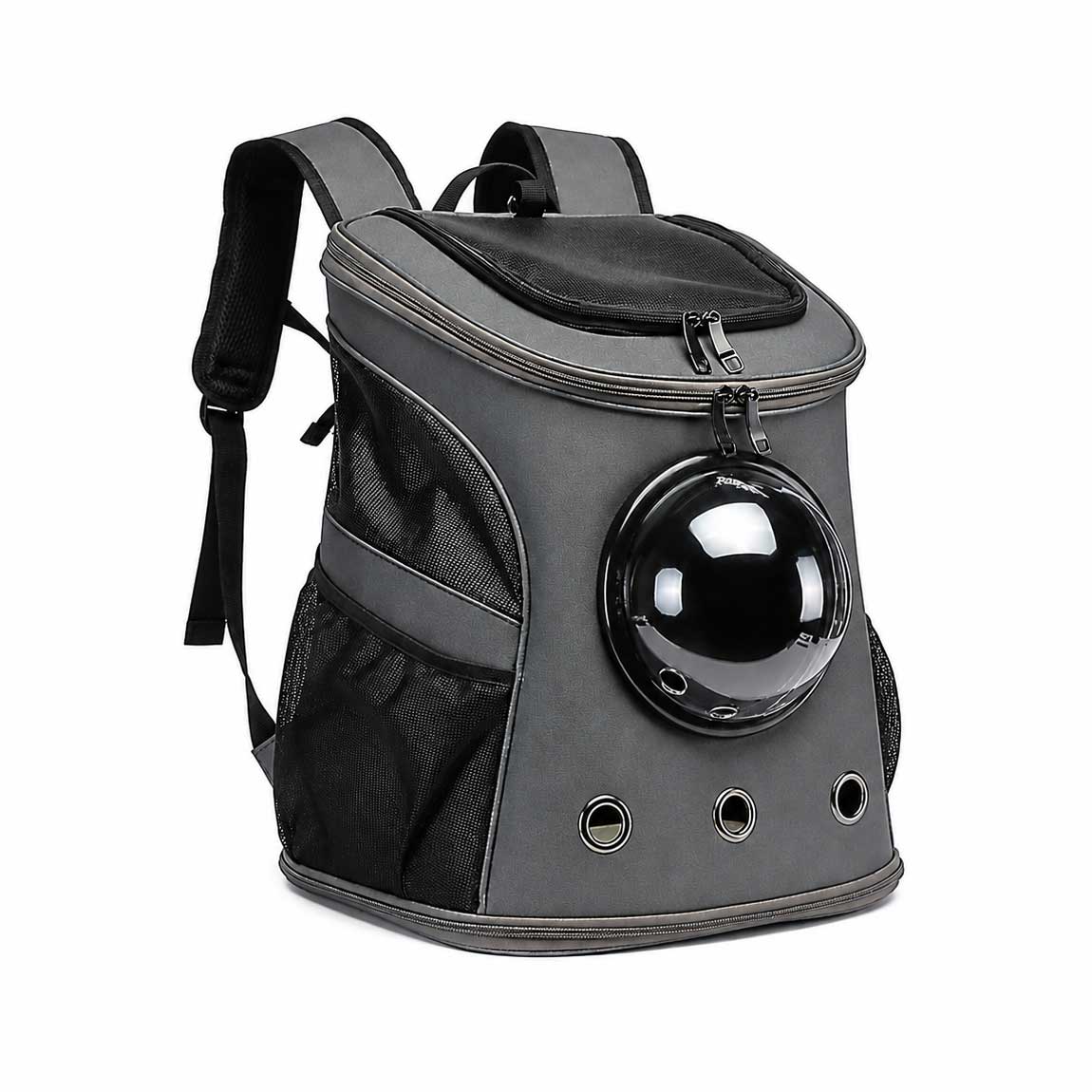 XXL Kattenrugzak met Patrijspoort Cosmocat – voor Grote Katten tot 8 kg – Ruimtecapsule Reismand