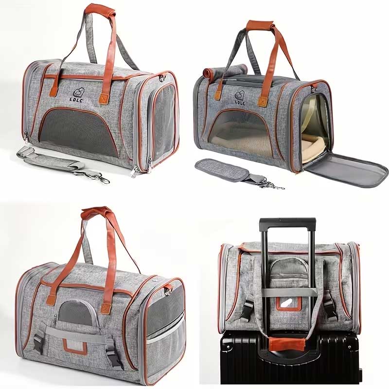Delta airlines pet carrier 46 x 28 x 28 cm (18” x 11” x 11”) in-cabin under seat