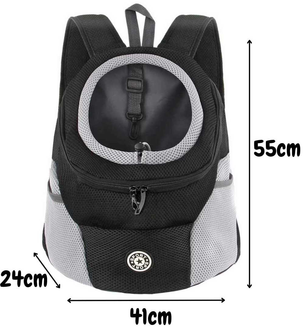 Afmetingen van de hondenrugzak 6 kg