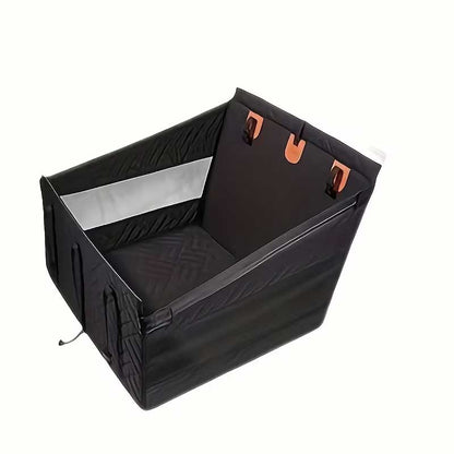 Dog car seat half hammock style, one side seat cover protector with hard bottom & anti slip for SUV, sedan