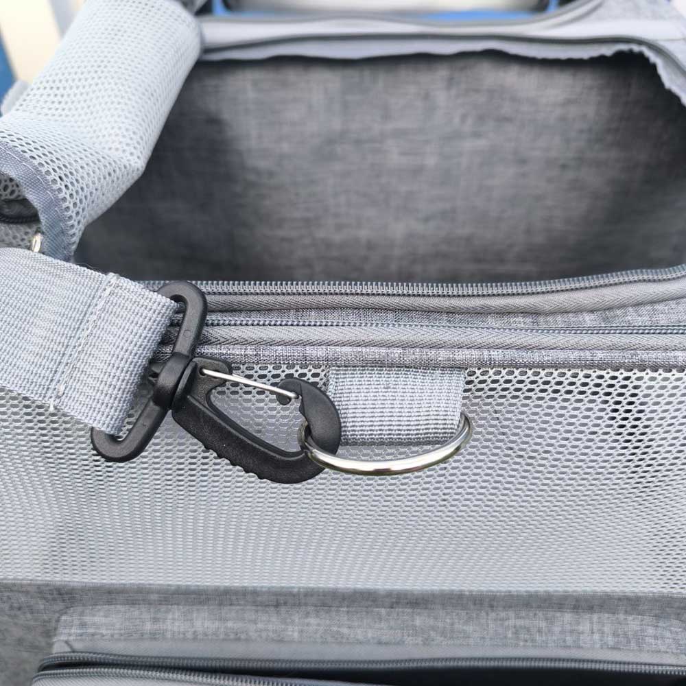 2 Dogs Carrier - Double Dog Carrier Bag 53 x 44 x 33 cm - Travel bag for two puppies