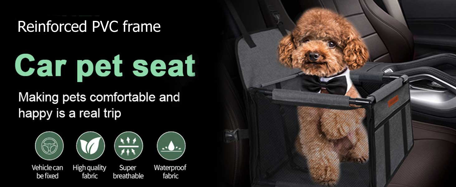 veilige autostoel hond klein