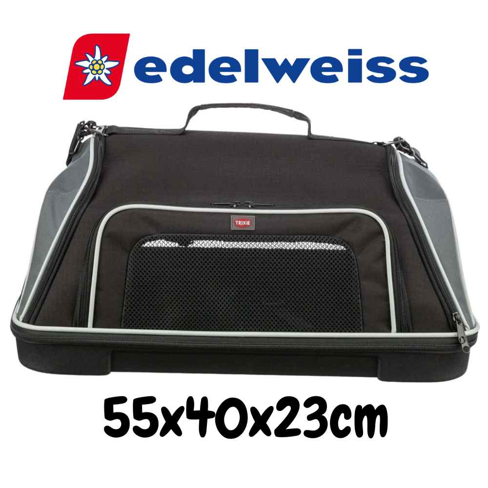 Edelweiss pet carrier 55x40x23cm in-cabin, airline approved travel bag for dog & cat up to 8kg