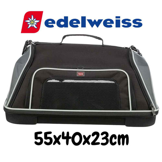 Edelweiss pet carrier 55x40x23cm in-cabin, airline approved travel bag for dog & cat up to 8kg