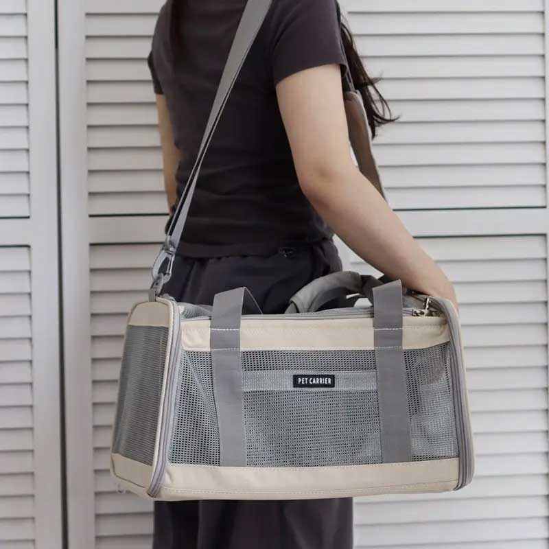 ITA Airways huisdierendraagtas 40x30x24 cm voor honden en katten - Door de luchtvaartmaatschappij goedgekeurd voor gebruik in de cabine op binnenlandse vluchten