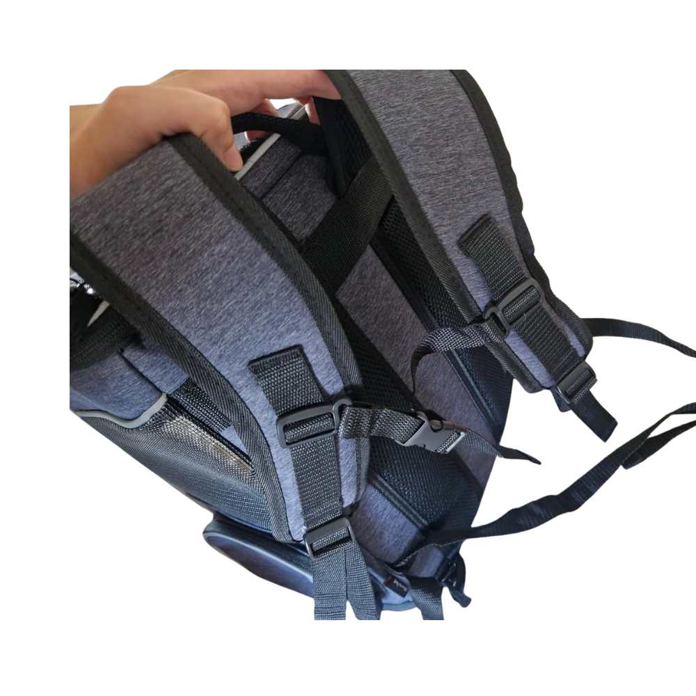 Rugzak voor katten met venster en ventilatie 33 x 28 x 42 cm – Katten rugzak draagtas tot 7 kg – Ergonomische katten draagtas rugzak – Draagbare reisrugzak voor katten – Outdoor kattenrugzak met gaas voor wandelen en reizen