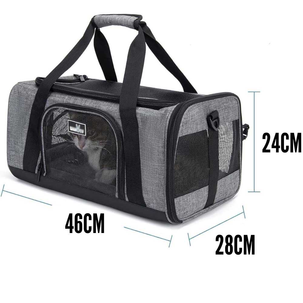 KLM approved cat carrier 46x28x24 cm