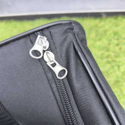 KLM pet carrier for the cabin, dimensions 46 x 28 x 24 cm, approved travel carrier size for small dogs and cats.