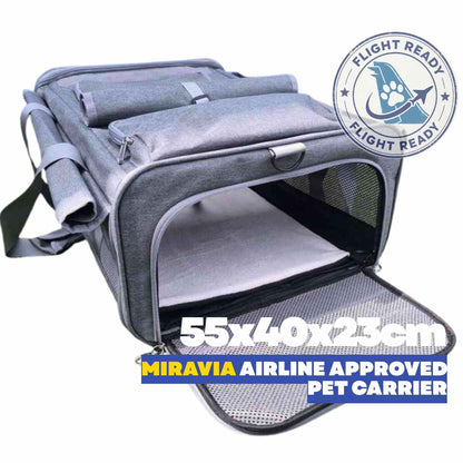 Miravia Eurowings Reistas 55x40x23 cm voor Hond en Kat
