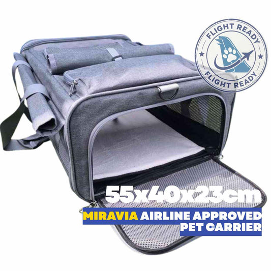 Miravia Eurowings Reistas 55x40x23 cm voor Hond en Kat