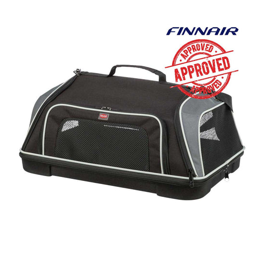 Reistas hond vliegtuig FinnAir, Flypet hondentas afmetingen 55x40x23 cm