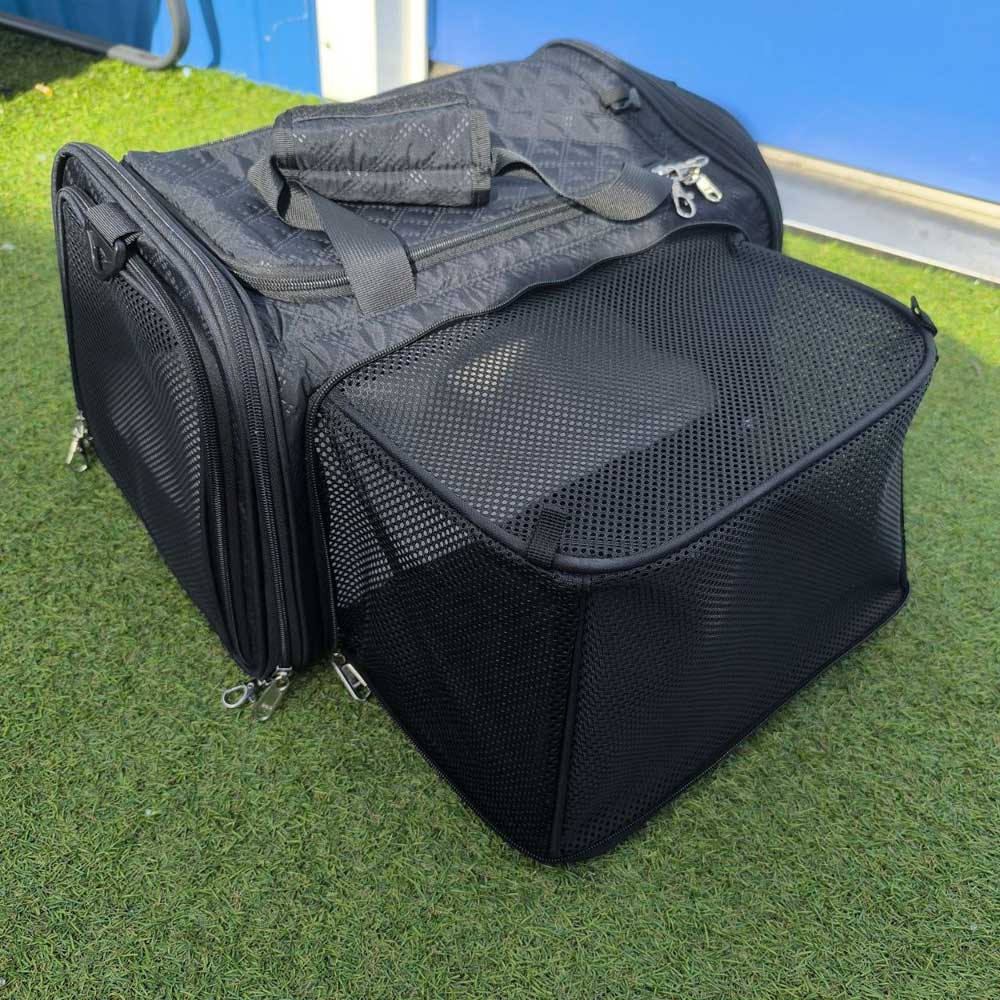 Transavia reistas hond vliegtuig 40x30x24 (uitbreidbaar)
