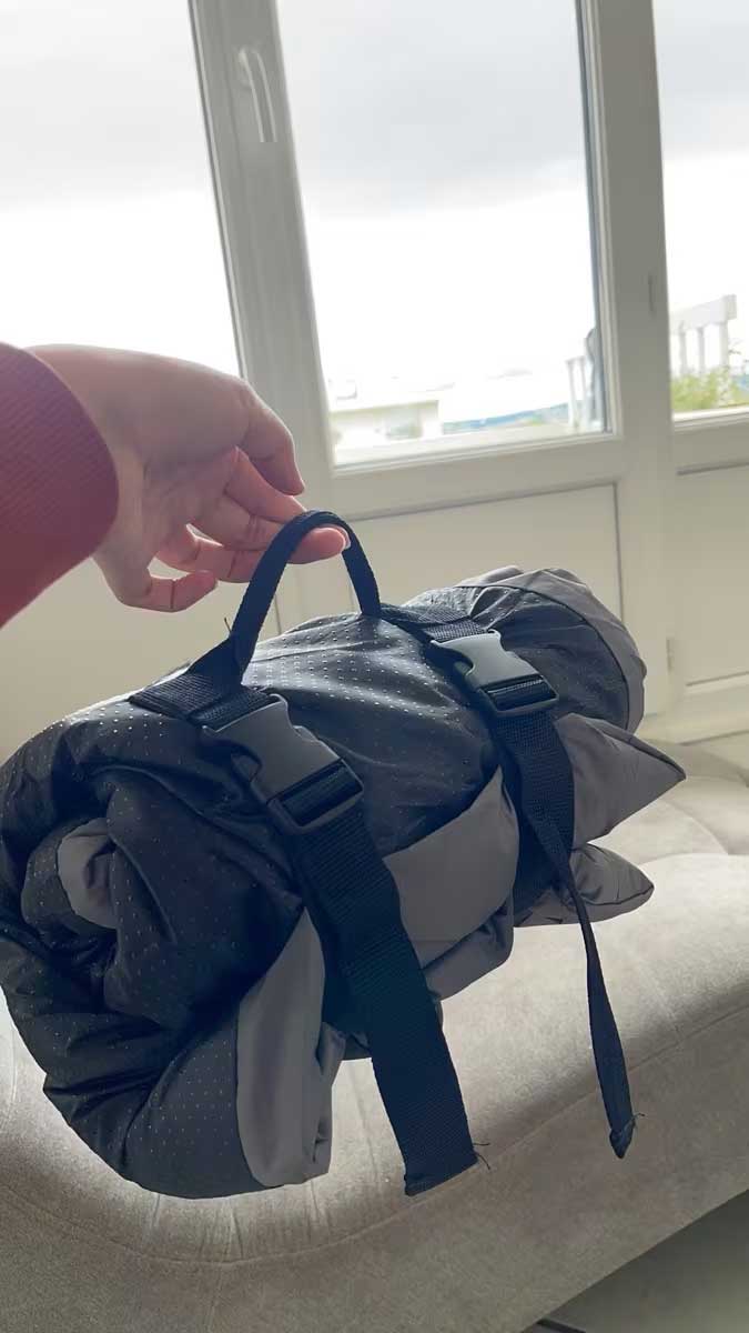 folding dog bed for camping