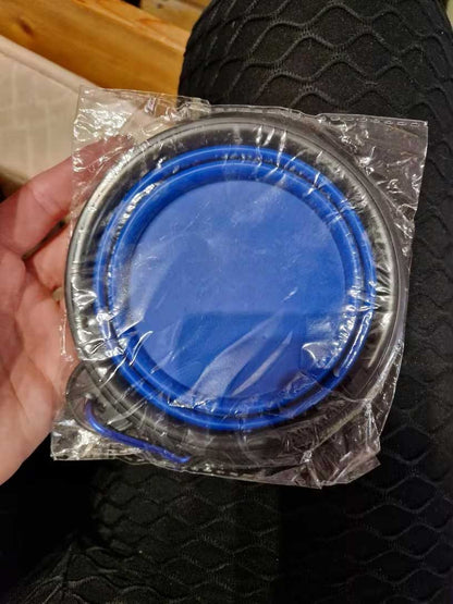 Portable silicone dog bowl 13x5.5cm, collapsible