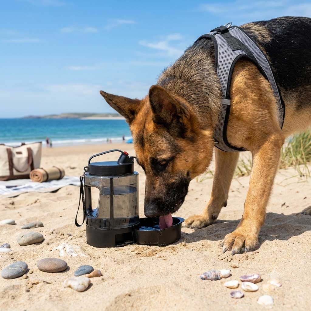 Calypso Outdoor Water Bottle 2.2L — Portable Drinking Bottle for Large Dog