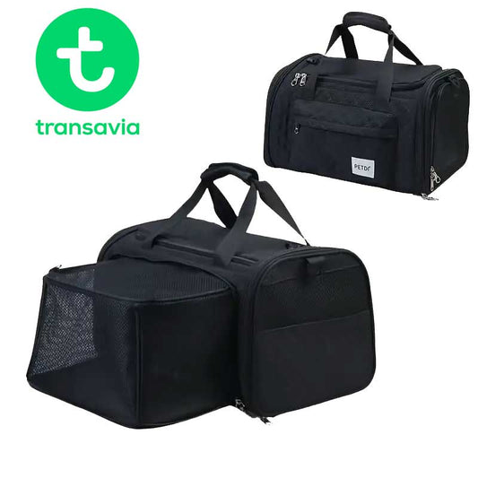 Transavia pet carrier 40x30x24 cm expandable