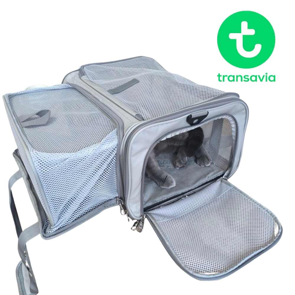 Transavia Ventora pet travel bag for 40x30x24cm, expandable