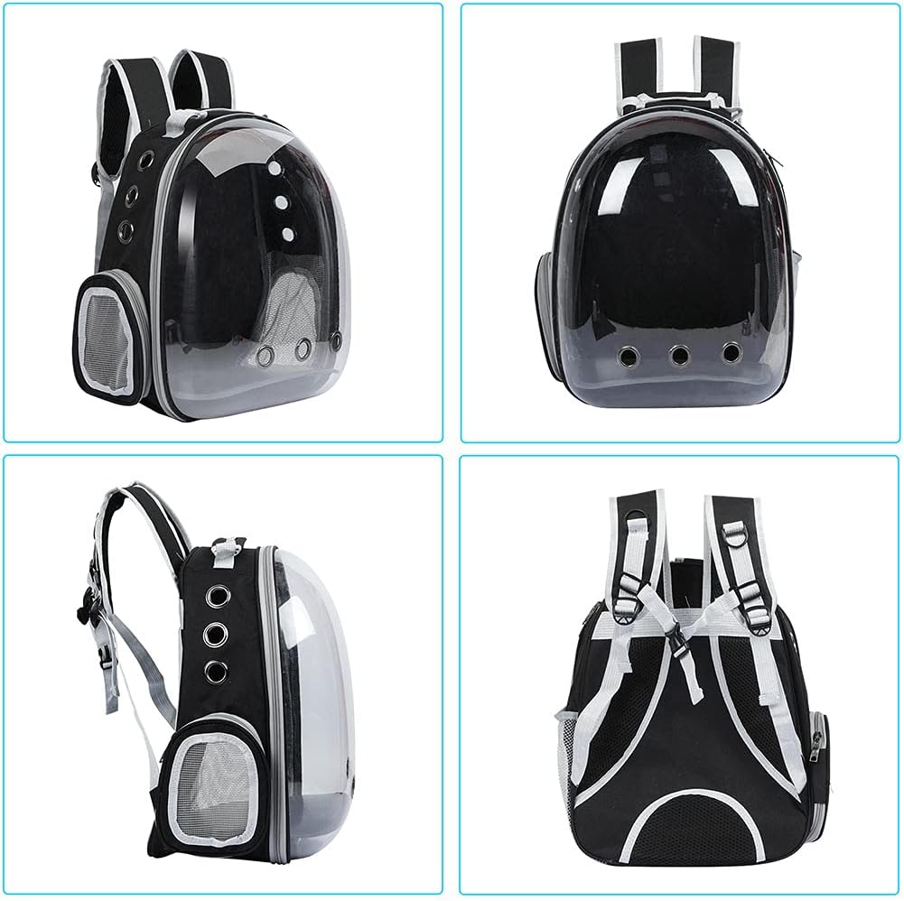 Cat pet carrier backpack transparent