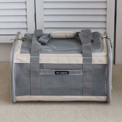 Hondendraagtas van Turkish Airlines, formaat 40x30x23cm aan boord