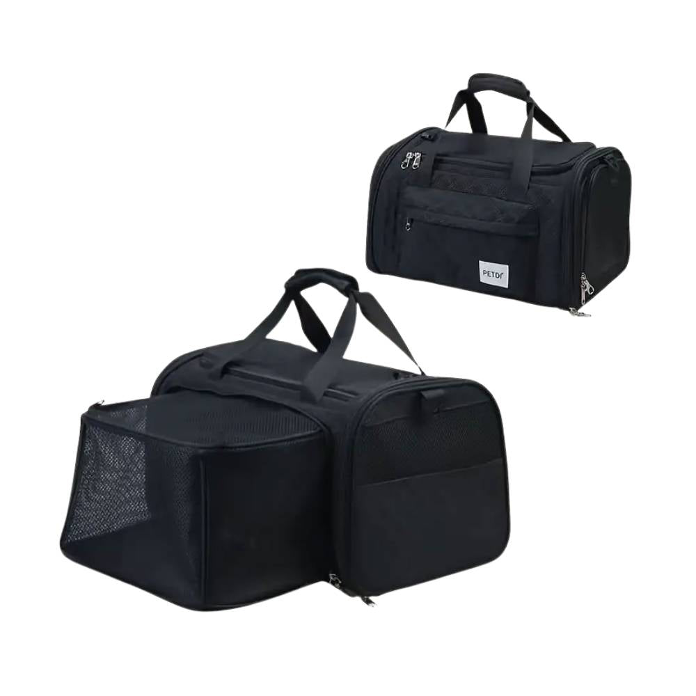 Turkish airlines approved cabin pet carrier, dimensions 40x30x23, international size for cat and dog, expanded